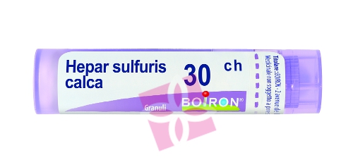 Hepar Sulfuris Calc 30 Ch Granuli 1 Contenitore Multidose In Pp Da 4 G (80 Granuli) Con Tappo Dispensatore In Ps
