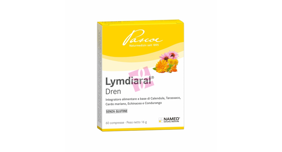 Named Pascoe Lymdiaral Dren 60cpr
