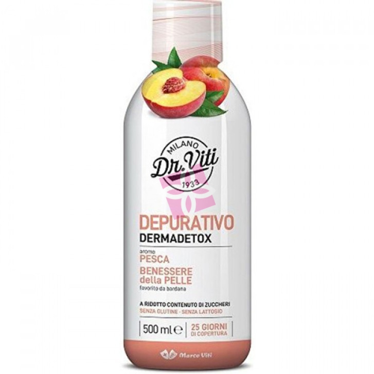 Depurativo Dermadetox Pes500ml +  crema Ippocastano crema gel 100ml in omaggio