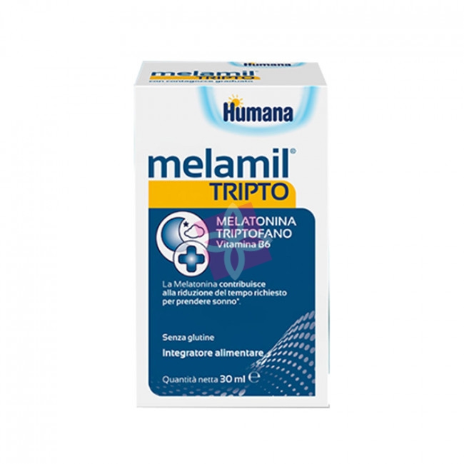 Humana Linea Bambini Sonno e Relax MelaMil Tripto Milte Integratore Gocce 30 ml