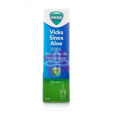Vicks Sinex Aloe Aloe 0,05% Soluzione Da Nebulizzare Flacone Nebulizzatore 15 Ml