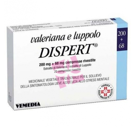 Valeriana Luppolo Disp Compresse Rivestite 20 Compresse In Blister Pvc/Pvdc-Al