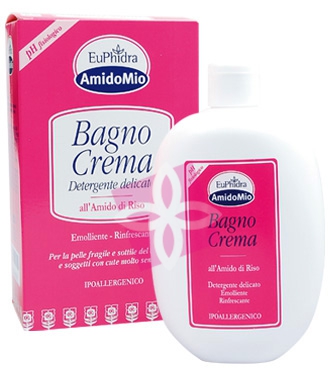 EuPhidra Linea AmidoMio Bagno Crema Detergente Delicato Pelli Sensibili 400 ml