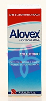 Alovex Linea Protezione Orale Collutorio Lenitivo Lesioni Mucosa Orale 120 ml