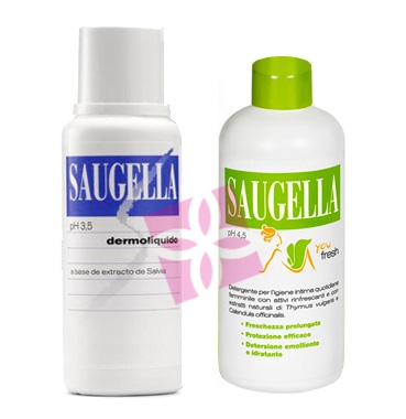 Saugella Linea Pocket Dermoliquido Blu 100 ml + You Fresh 100 ml Offerta Spec