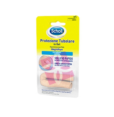 Scholl Linea Calli e Durezze Trattamento Dolore 1 Protezione tubolare in Gel