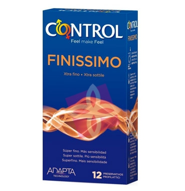 Control Linea Contraccezione Protez 12Profilattici Adapta Finissimo UltraSottili