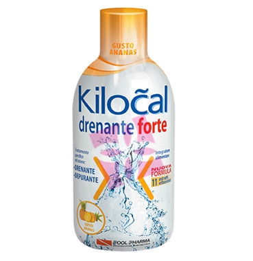 Kilocal Linea Drenante Forte Integratore Alimentare Depurativo 500 ml Ananas