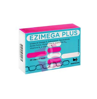 Biofutura Linea Colesterolo e Trigliceridi EZIMEGA PLUS Integratore 20 Capsule