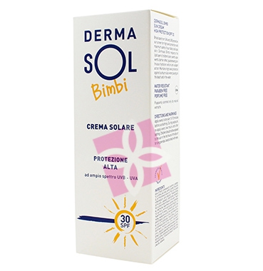 Dermasol Linea Bimbi Protezione Solare SPF30 Crema Alta Protezione 12 Mesi 100ml