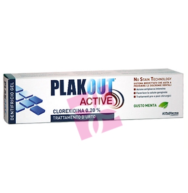Polifarma Linea Igiene Dentale Quotidiana Plakout Active 0,20 Dentifricio 75 ml
