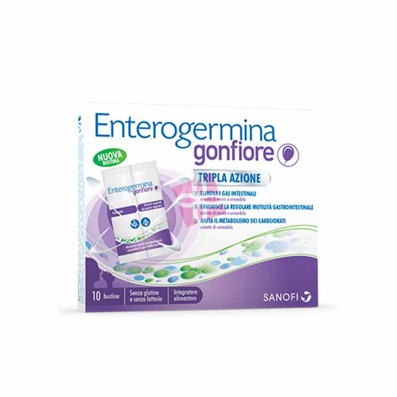 Sanofi Aventis Linea Intestino Sano Enterogermina Gonfiore Integratore 10 Buste