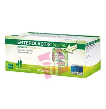 Sofar Linea Intestino Sano Enterolactis Integratore Fermenti Lattici 12 Fiale