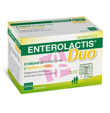 Sofar Linea Intestino Sano Enterolactis Duo Integratore Fermenti Lattici 20Buste