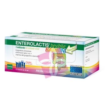 Sofar Linea Intestino Sano Enterolactis Bambini Integratore Fermenti 12 Fiale