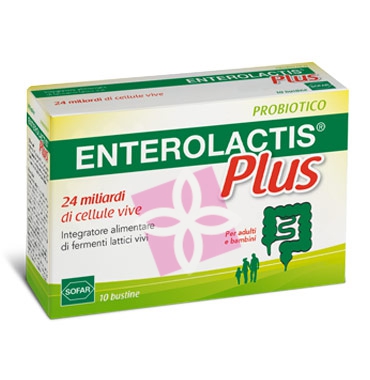 Sofar Linea Intestino Sano Enterolactis Plus Integratore Fermenti 10 Buste