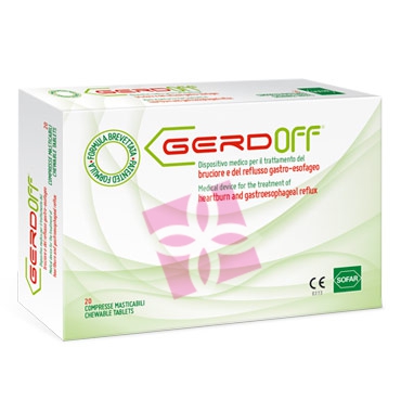 Sofar Linea Dispositivi Medici Gerdoff Azione Meccanica 20 Compresse Masticabili