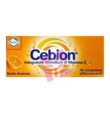 Cebion Linea Difese Immunitarie Vitamina C Integratore 10 Compresse Efferv Aranc