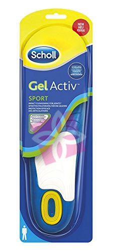 Scholl Linea Benessere dei Piedi Gel Activ Sport 1 Paio di Solette Uomo