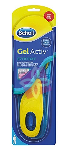 Scholl Linea Benessere dei Piedi Gel Activ Everyday 1 Paio di Solette Uomo