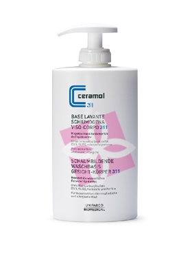 Ceramol Linea 311 Base Lavante Schiumogena Viso Corpo Pelli Sensibili 400 ml