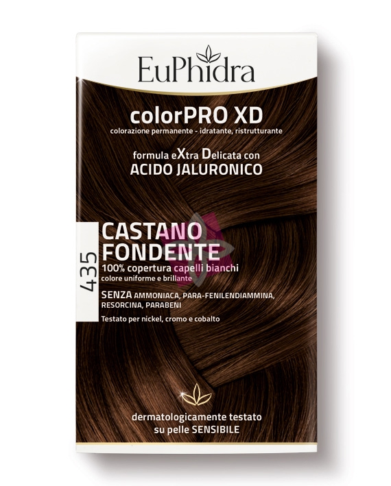 EuPhidra Linea ColorPRO XD Colorazione Extra-Delixata 435 Castano Fondente