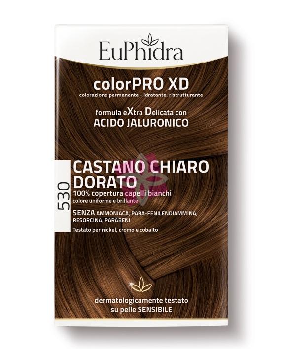 EuPhidra Linea ColorPRO XD Colorazione Extra-Delixata 530 Castano Chiaro Dorato