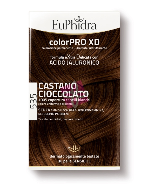 EuPhidra Linea ColorPRO XD Colorazione Extra-Delixata 535 Castano Cioccolato