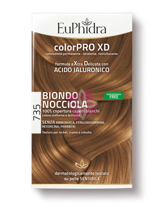 EuPhidra Linea ColorPRO XD Colorazione Extra-Delixata 735 Biondo Nocciola