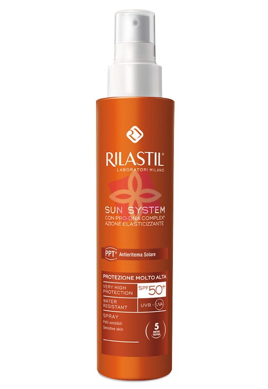 Rilastil Linea Sun System PPT SPF50+ Spray Solare Elasticizzante Corpo 200 ml