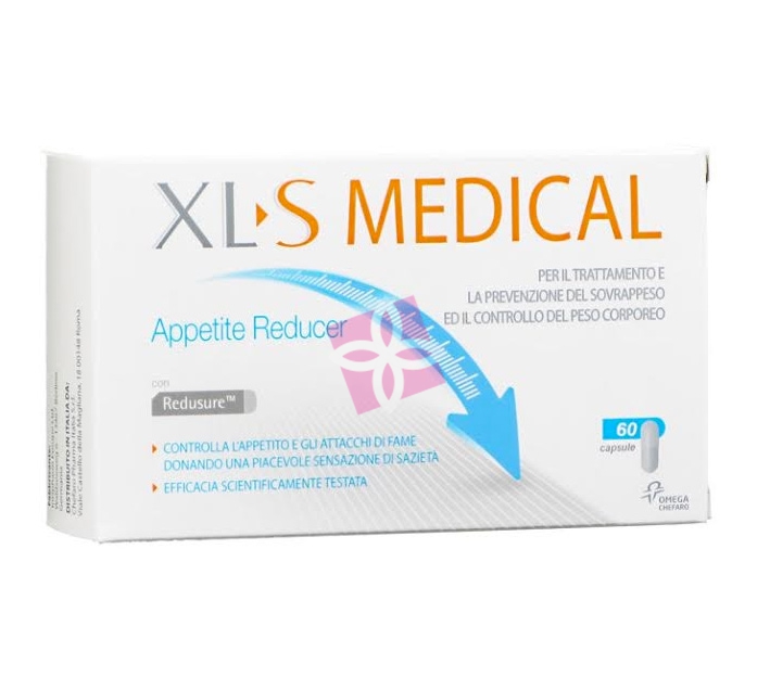 XLS Medical Linea Controllo del Peso Appetite Reducer Integratore 60 Capsule