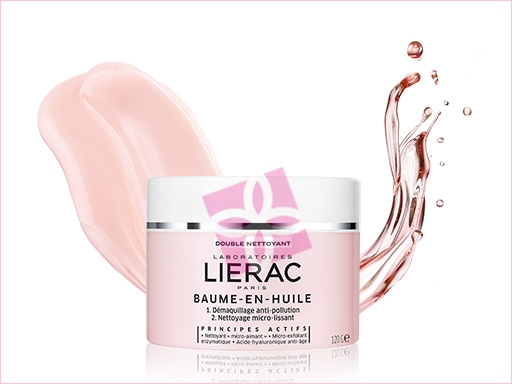 Lierac Linea Double Nettoyant Baume en Huile Struccante Detergente 120 g