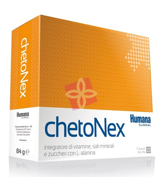 Humana Linea Vitamine e Minerali Chetonex Integratore Alimentare 14 Buste