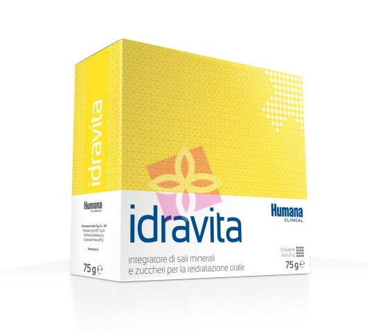 Humana Linea Vitamine e Minerali Idravita Integratore Alimentare 12 Buste