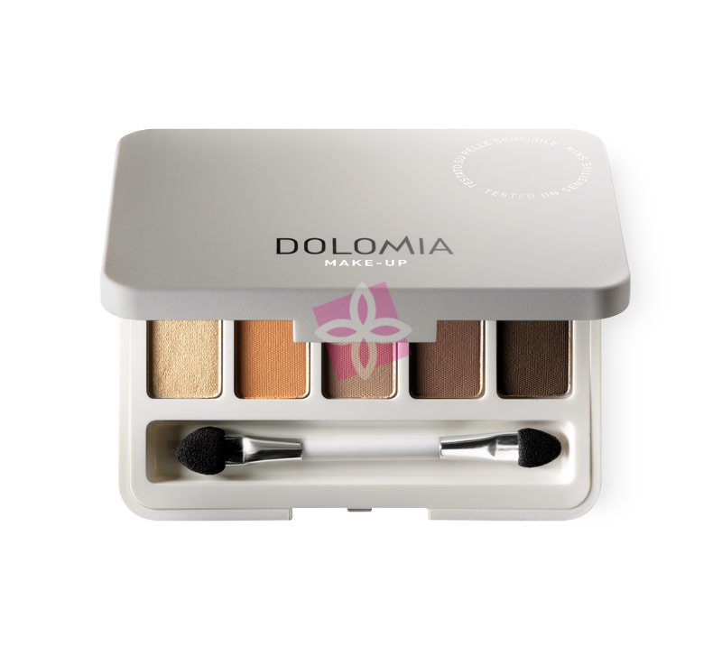 Dolomia Linea Trucco Occhi Palette Ombretti Trousse 5 Colori Nude Look