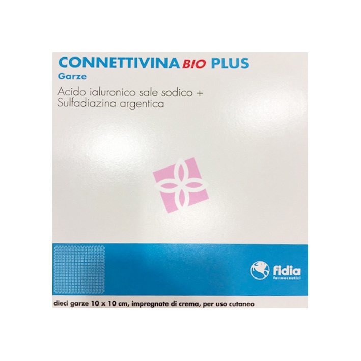Fidia Linea Dispositivi Medici ConnettivinaBio Plus Trattamento Ferite 10 Garze