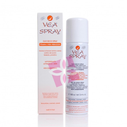 VEA Linea Pelli Sensibili Olio Secco SprayVitamina E Pura Nebulizzata 100 ml