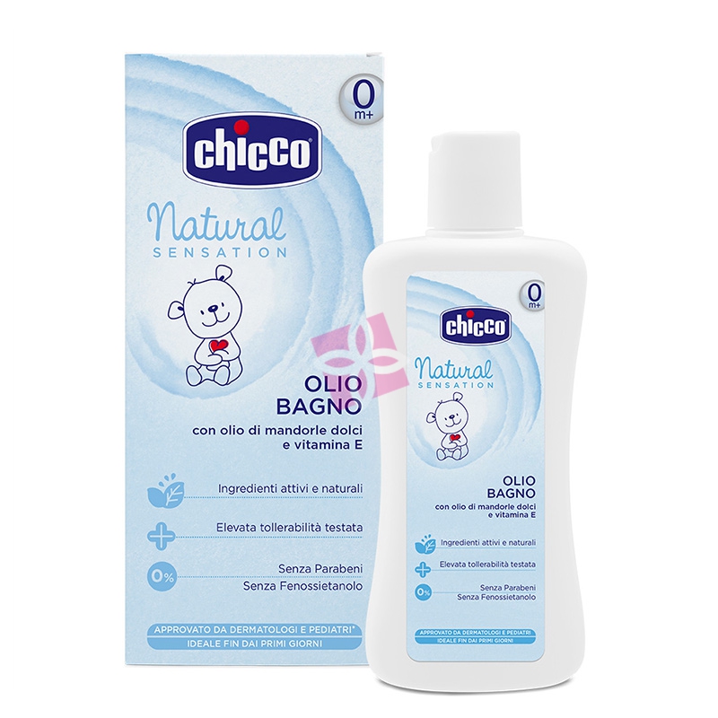 Chicco Linea Cura Bambini Natural Sensation Olio Bagno Delicato 200 ml