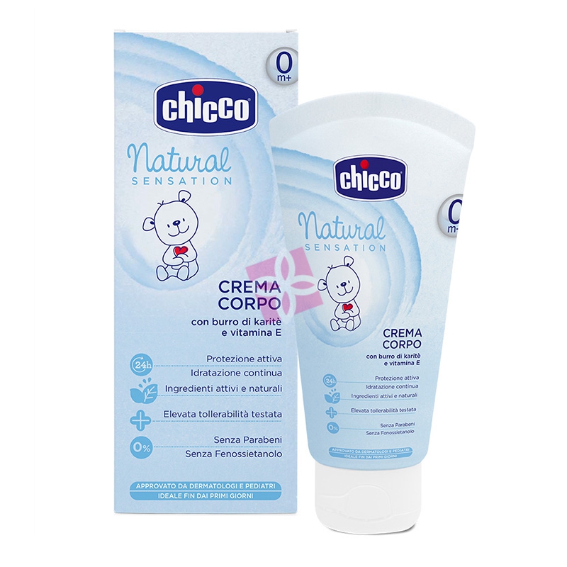 Chicco Linea Cura Bambini Natural Sensation Crema Corpo Idratante 150 ml