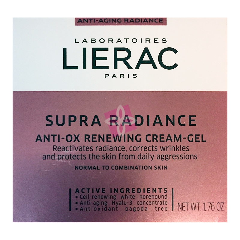 Lierac Linea Supra Radiance Gel-Crema Giorno Anti-Ox Anti-Et Rimpolpante 50 ml