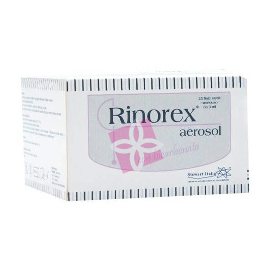 Stewart Italia Linea Dispositivi Medici Rinorex Aerosol con Bicarbonato 25 Fiale