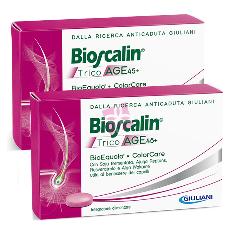 Bioscalin Linea Tricoage 45+ R-Plus BioEquolo Anticaduta Integratore 30+30 Comp
