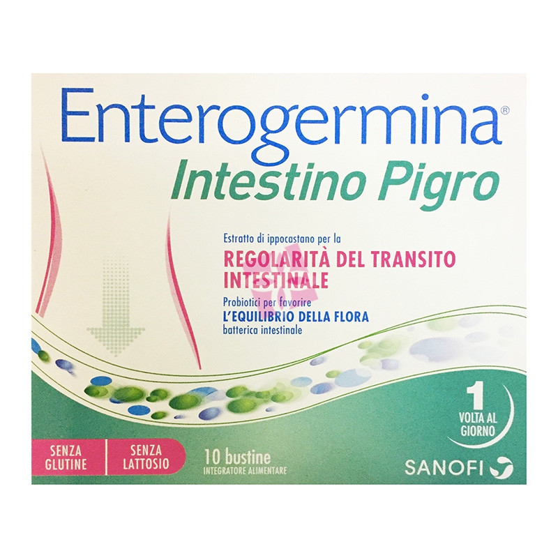 Sanofi Aventis Linea Intestino Enterogermina Intestino Pigro Integratore 10Buste