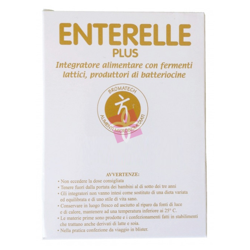 Bromatech Linea Intestino Sano Enterelle Plus Fermenti Integratore 24 Capsule