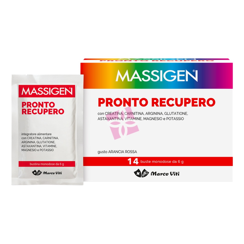 Massigen Linea Benessere Energia Pronto Recupero Integratore Alimentare 18 Buste